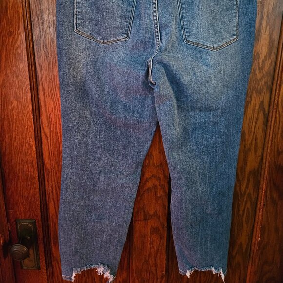 Judy Blue Distressed High Rise Slim Fit Ankle Jeans Sz 15/32 - Picture 8 of 9